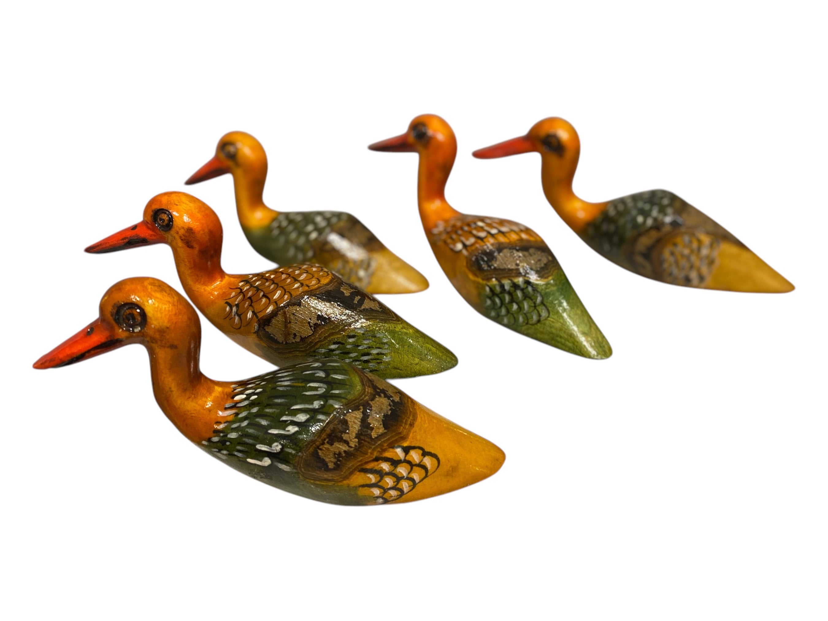 Hand-Carved Porcelain Duck Figurine | Artisan Decor sculptures | Unique Gift & Collectible