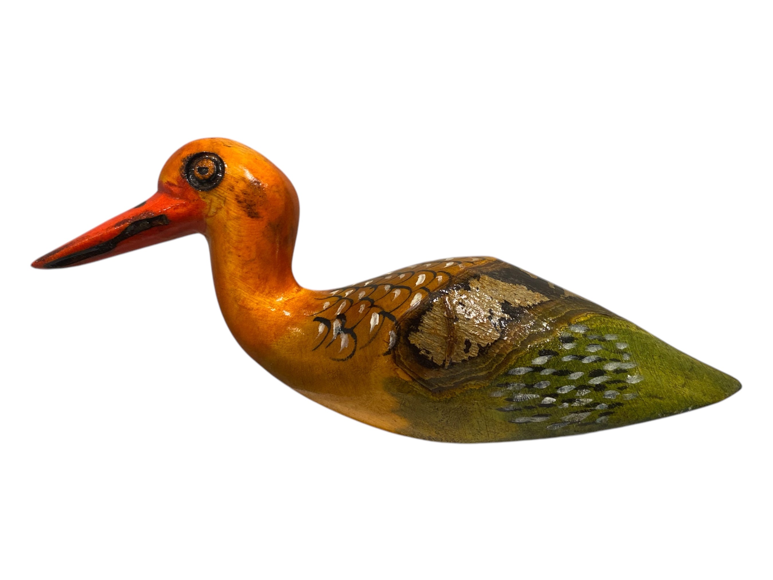 Hand-Carved Porcelain Duck Figurine | Artisan Decor sculptures | Unique Gift & Collectible